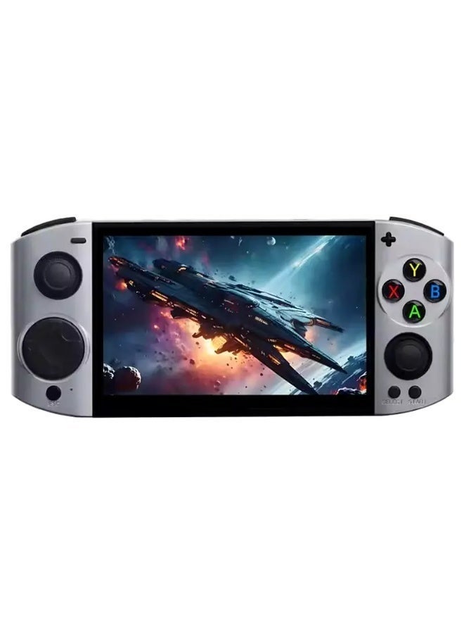 09U 128GB Portable Game Console, 5.1-Inch HD OLED Screen, Dual Joysticks, Retro Handheld Gaming Player