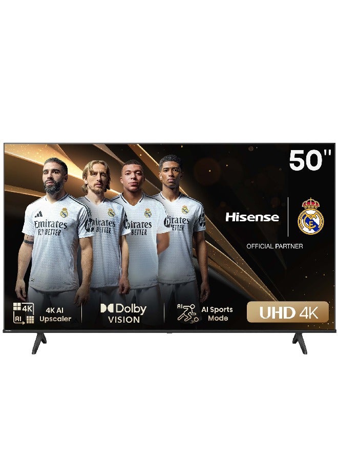 هايسنس، تلفاز ذكي 50 بوصه، 4K، UHD، 60 هرتز