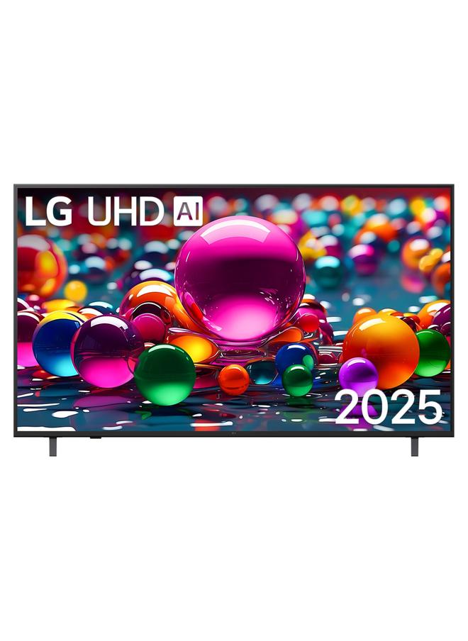 تلفاز ذكي LED 55 بوصه 4K | WebOS24 | HDR10 | HLG AI Sound Pro | معالج AI alpha 7 4K الجيل 8 | سلسله AI UA80 | 60 هرتز | سنه الطراز 2025 | ضمان لمده 2 سنه