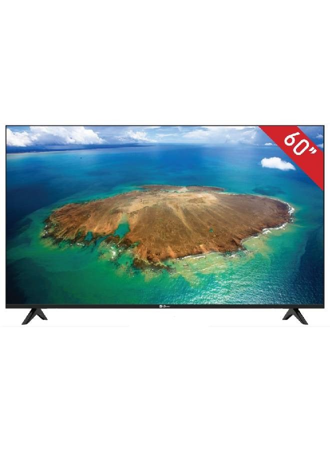 شاشه LED ذكيه مقاس 60 بوصه بدقه 4K مع حامل جداري مجاني DTD60BU-4K اسود