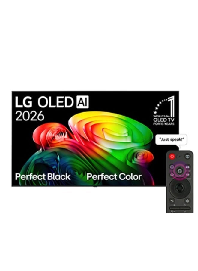 65-Inch OLED AI Smart TV, 4K UHD, webOS, α8 AI Processor Gen3, Dolby Vision & Dolby Atmos, 144HZ, Built-in Wi-Fi OLED65B66LA Black