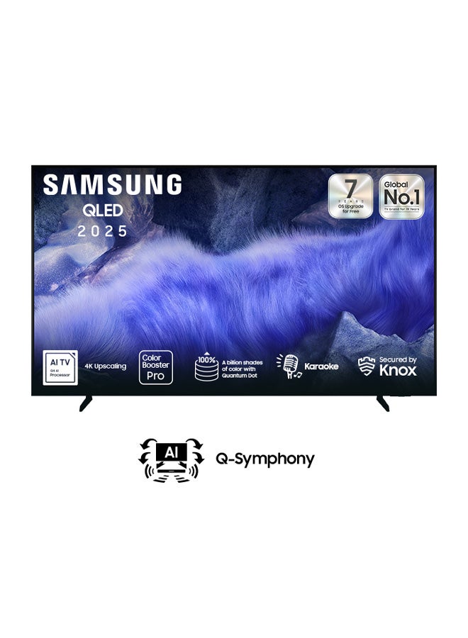 75 بوصه، QLED 4K تحسين، ترقيه نظام التشغيل لمده 7 سنوات، مؤمن بواسطه نوكس، الطراز 2025، ضمان لمده 2 سنه -