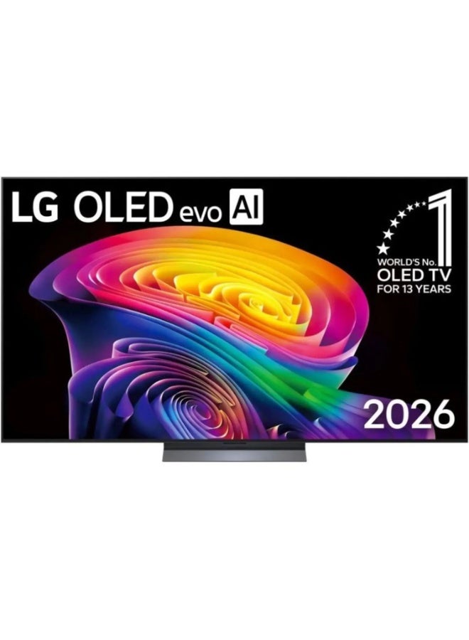 77'' LG OLED evo AI C6 4K Smart TV with Alpha 11 AI Processor Gen3 2026 OLED77C66LA BLACK