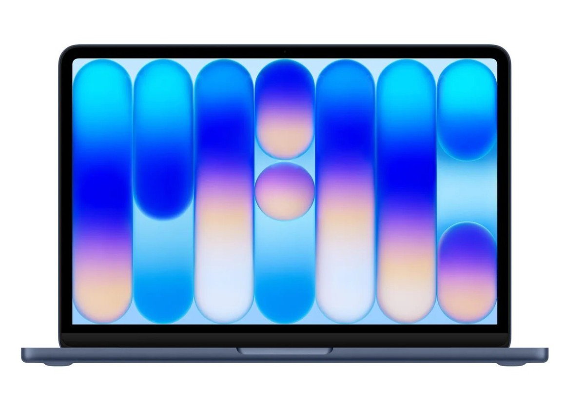 لاب توب ابل ماك بوك نيو، معالج A18 Pro، سداسي النواه CPU/خماسي النواه GPU، جيجابايت 512 SSD، رام 8 جيجابايت، شاشه 13 بوصه، ماك او اس، انديغو - MHFG4AB/A