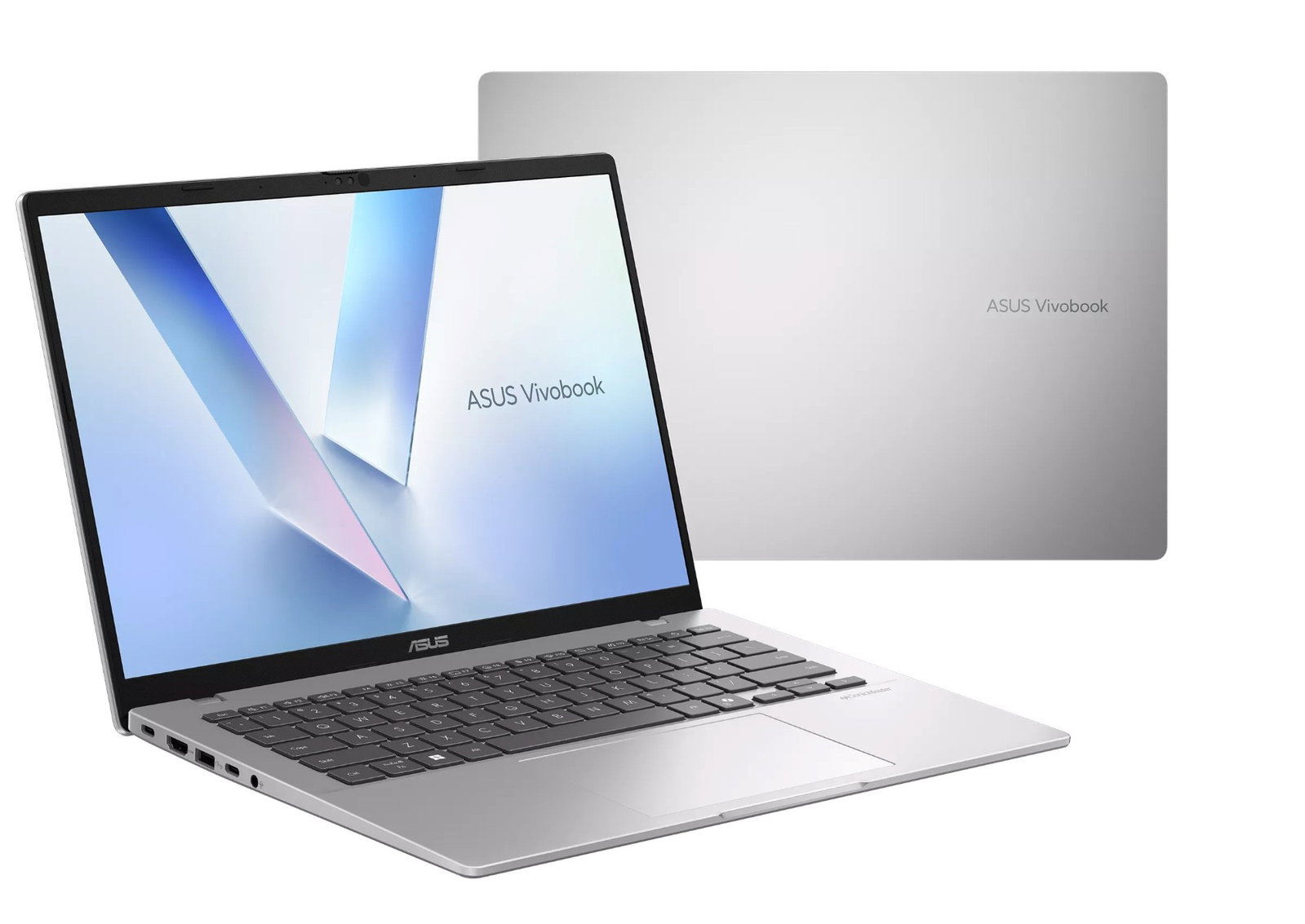 لابتوب اسوس فيفوبوك 14 M1407KA-AI516G512G، معالج اي ام دي رايزن AI 5 330، بسعه 512 جيجابايت، 16 جيجابايت رام، شاشه 14 بوصه WUXGA معدل تحديث 60 هرتز، ويندوز 11 - فضي