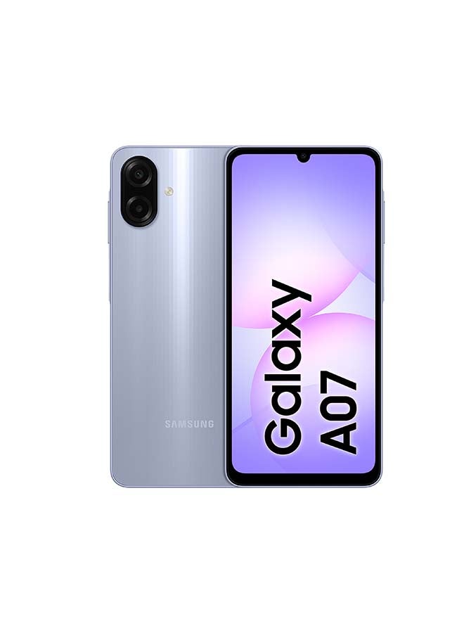 جالاكسي A07 ثنائي الشريحه لون بنفسجي فاتح 4GB 128GB 4G - نسخه الشرق الاوسط