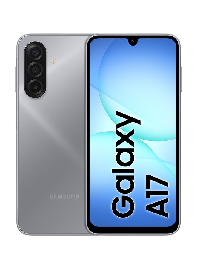 جالاكسي A17 ثنائي الشريحه 4G رمادي 4GB RAM 128GB - النسخه الدوليه