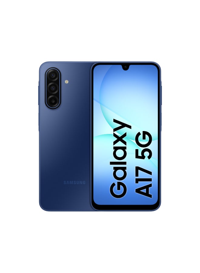 جالاكسي A17 ثنائي الشريحه ازرق 4GB 128GB 5G - نسخه الشرق الاوسط