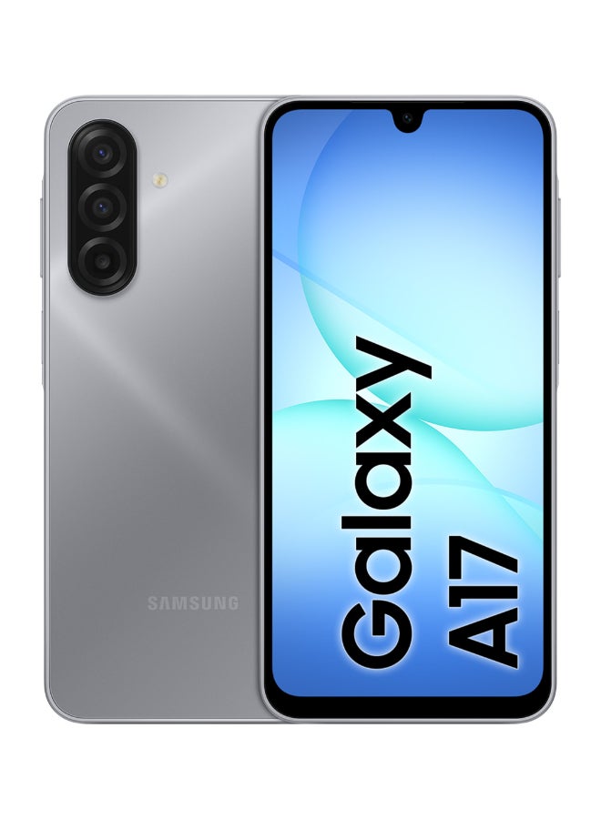 جالاكسي A17 ثنائي الشريحه رمادي 4GB 128GB LTE - نسخه الشرق الاوسط