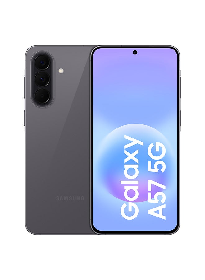 جالاكسي A57 ثنائي الشريحه رمادي رائع 12 جيجابايت رام 512 جيجابايت 5G - نسخه الشرق الاوسط