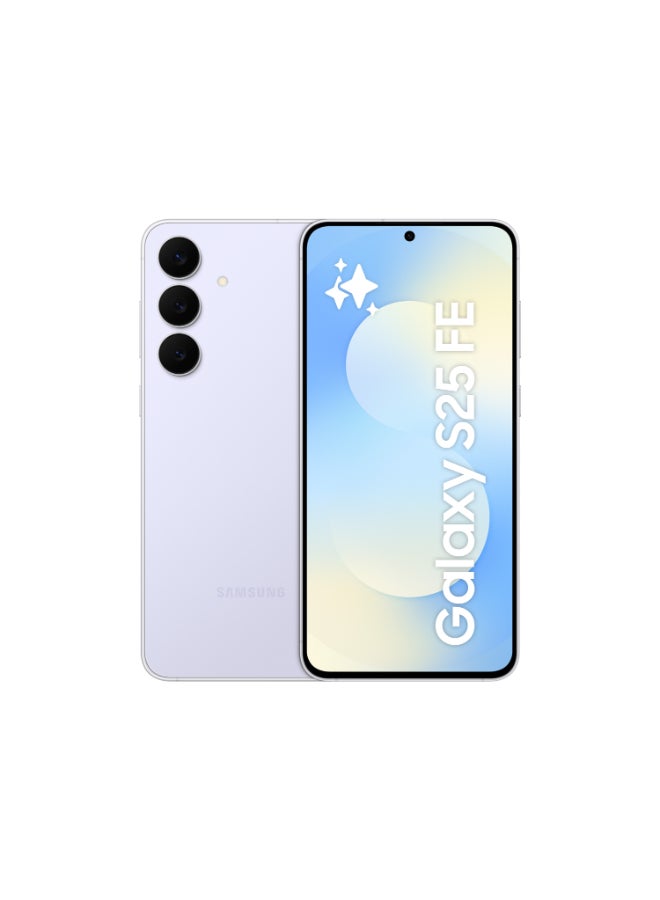 جالاكسي S25 FE AI ثنائي الشريحه 5G ازرق جليدي 8GB RAM 256GB - النسخه الدوليه