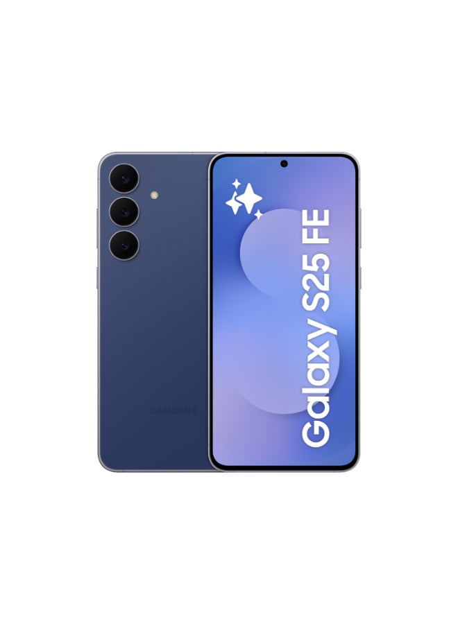 جالاكسي S25 FE AI ثنائي الشريحه 5G ازرق Navy 8GB RAM 128GB - النسخه الدوليه