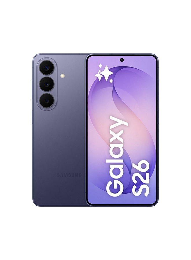 جالاكسي S26 ثنائي الشريحه كوبالت بنفسجي 12 جيجابايت رام 512 جيجابايت 5G - النسخه الدوليه