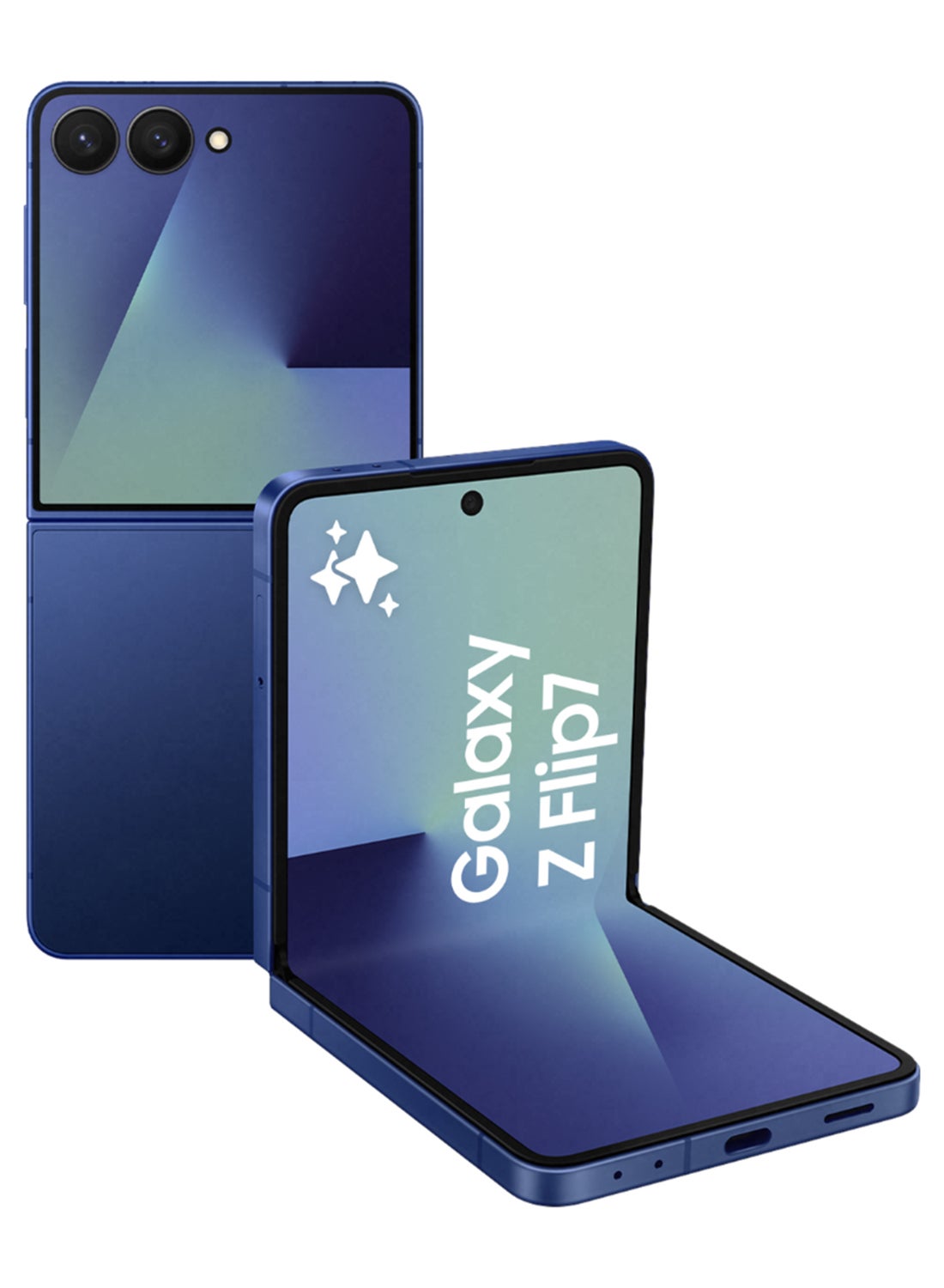 Galaxy Z Flip 7 Dual SIM Blue Shadow 12GB 512GB 5G With 1 Year Extended Warranty - Middle East Version