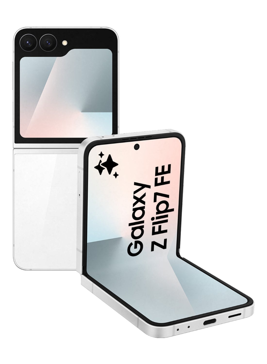 جالاكسي Z فليب 7 FE ثنائي الشريحه ابيض 8GB 256GB 5G - نسخه الشرق الاوسط