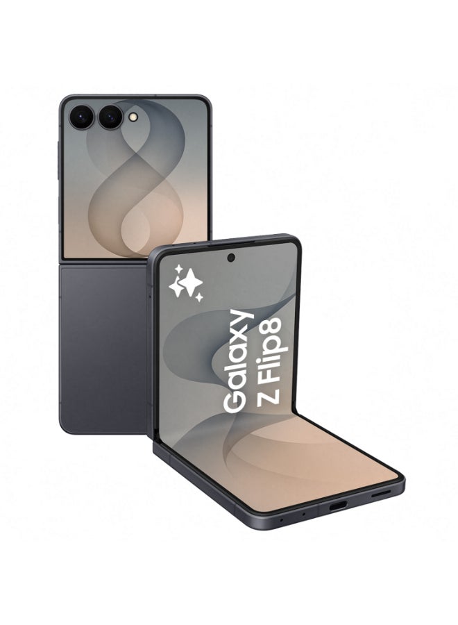 Galaxy Z Flip 8 Dual SIM Graphite 12GB RAM 512GB 5G - Middle East Version