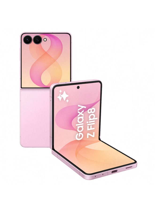 Galaxy Z Flip 8 Dual SIM Pink 12GB RAM 512GB 5G - Middle East Version