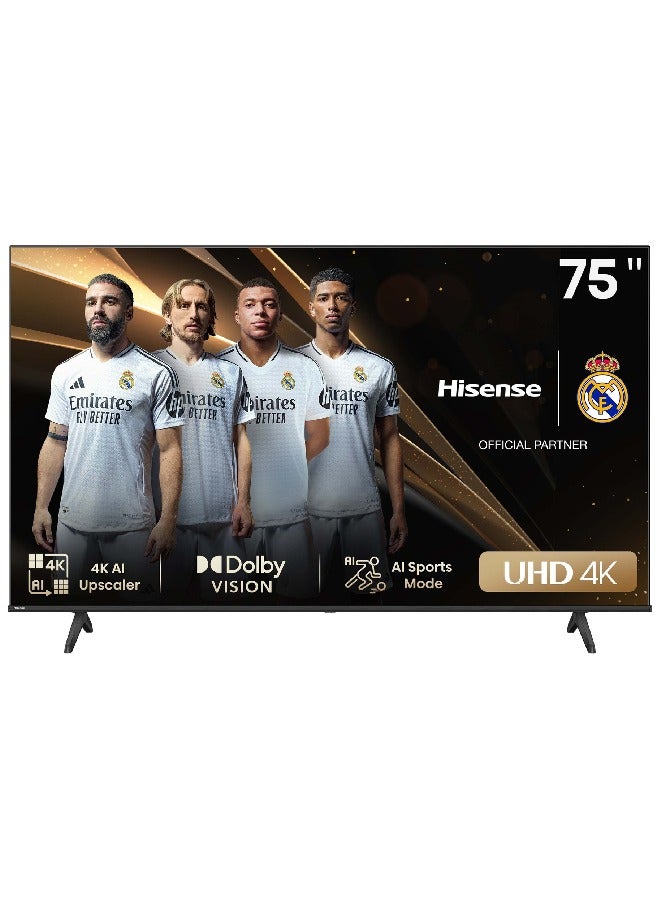 هايسنس، 75 بوصه، 4K ذكي، UHD، 60 هرتز