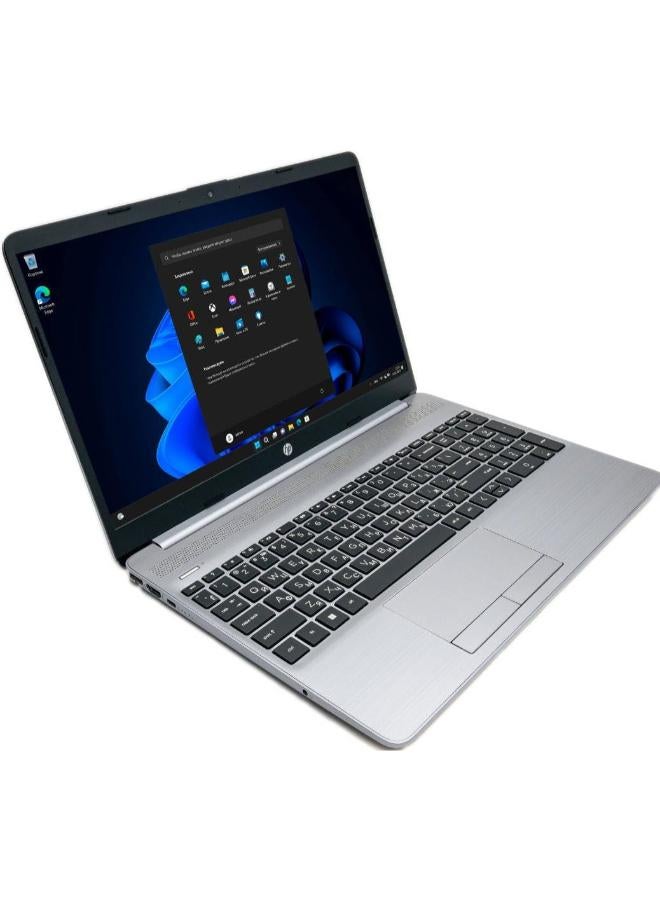 لابتوب HP 255 G8 بشاشه 15.6 بوصه FHD / معالج AMD Ryzen 5 5500U / ذاكره وصول عشوائي 8 جيجابايت / قرص صلب SSD بسعه 256 جيجابايت / بطاقه رسومات AMD Radeon / يدعم اللغتين الانجليزيه والعربيه / نظام DOS / فضي اللون اللغه الانجليزيه