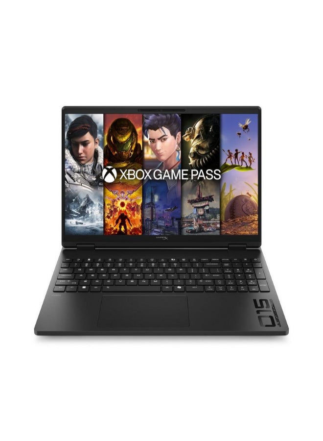 HyperX Omen Laptop With 15.3INch 3K Display, Ryzen 9 8940HX Processor/16GB RAM DDR5/1TB SSD/8GB Nvidia GeForce RTX 5070 Graphics/Windows 11 Home/ English/Arabic Shadow Black