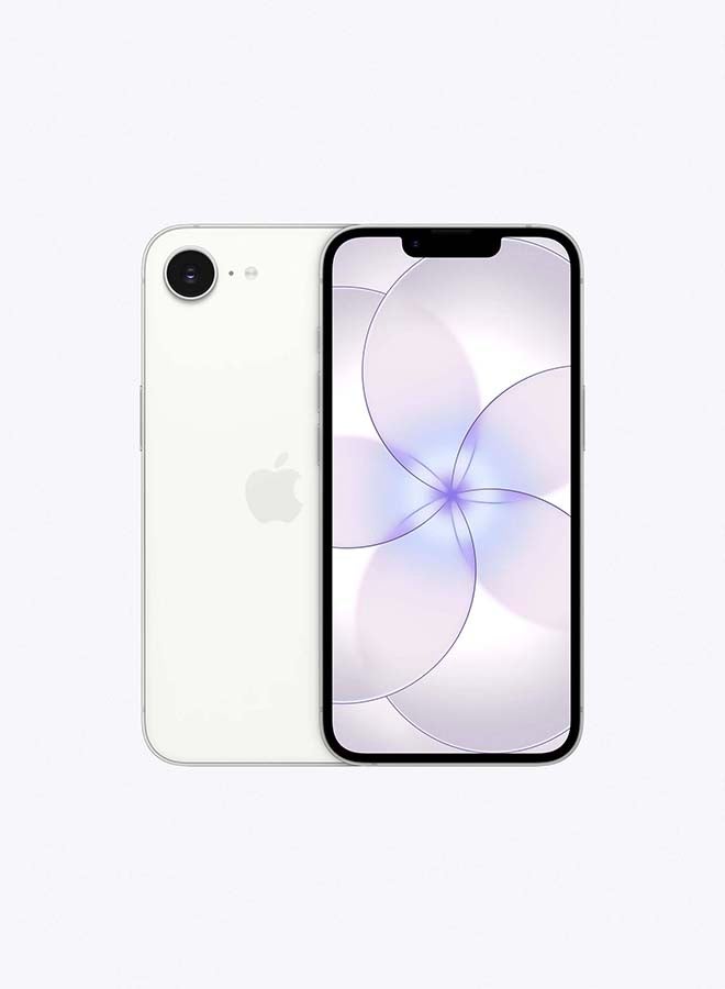 ايفون 17e 512GB ابيض 5G (eSIM فقط) مع فيس تايم - النسخه الدوليه