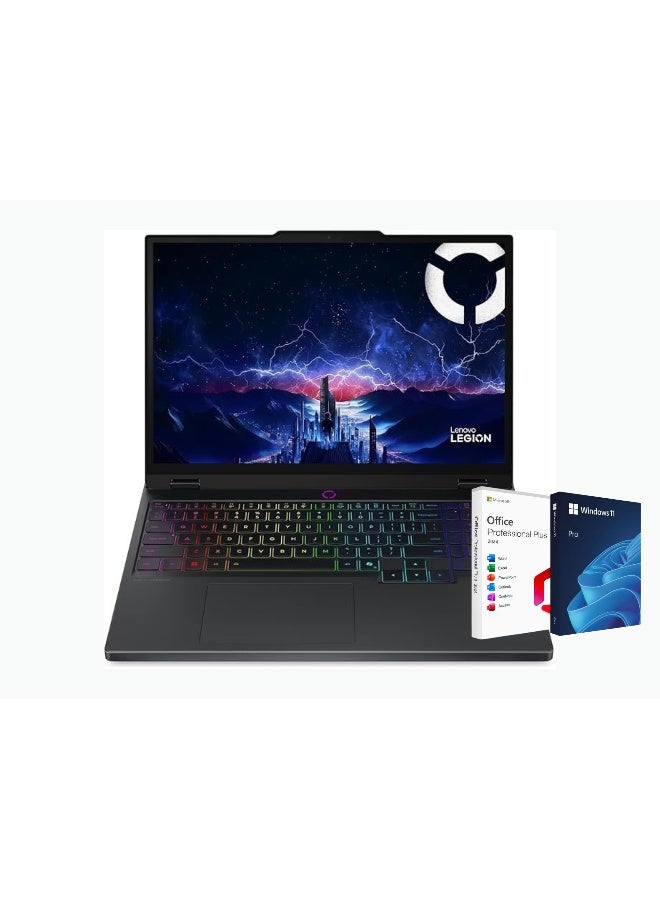 لابتوب الالعاب ليجن 5i - معالج انتل كور i9-14900HX، 16 جيجابايت DDR5، 1 تيرابايت SSD، شاشه OLED WQXGA 165 هرتز بحجم 15.1 بوصه، 8 جيجابايت Nvidia GeForce RTX 5070، ويندوز 11 برو + اوفيس 2024 مدي الحياه