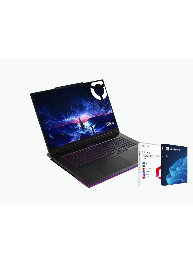 لابتوب الالعاب ليجون برو 9i - معالج انتل كور الترا 9 275HX، 64 جيجابايت DDR5، 1 تيرابايت SSD، شاشه 18 بوصه WQUXGA 240HZ، 16 جيجابايت Nvidia GeForce RTX 5080، ويندوز 11 برو + اوفيس 2024 مدي الحياه