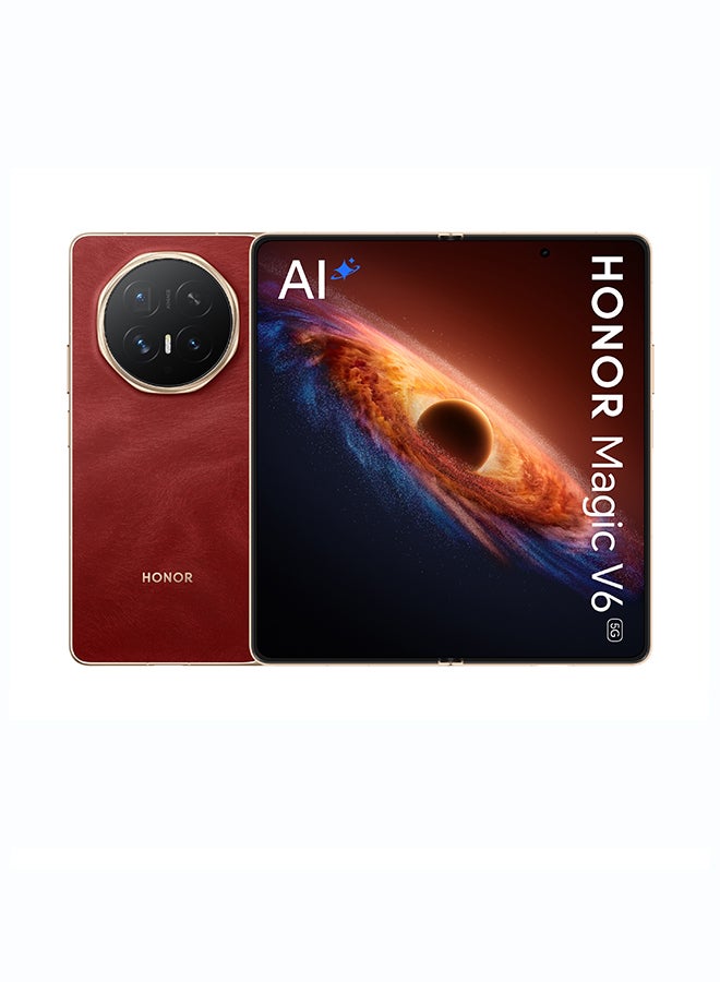 Magic V6 5G Foldable Smartphone Dual SIM 5G Red 16GB RAM 512GB - Middle East Version