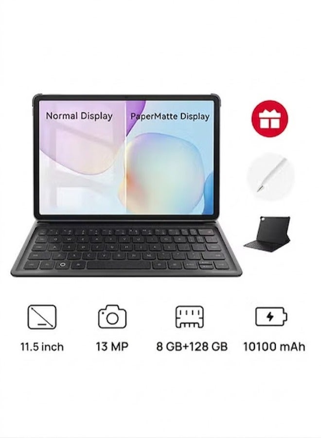 MatePad 11.5 2025 PaperMatte Edition Tablet Wi-Fi 8GB RAM + 128GB Space Gray with Free Keyboard + M-pen lite - Middle East Version