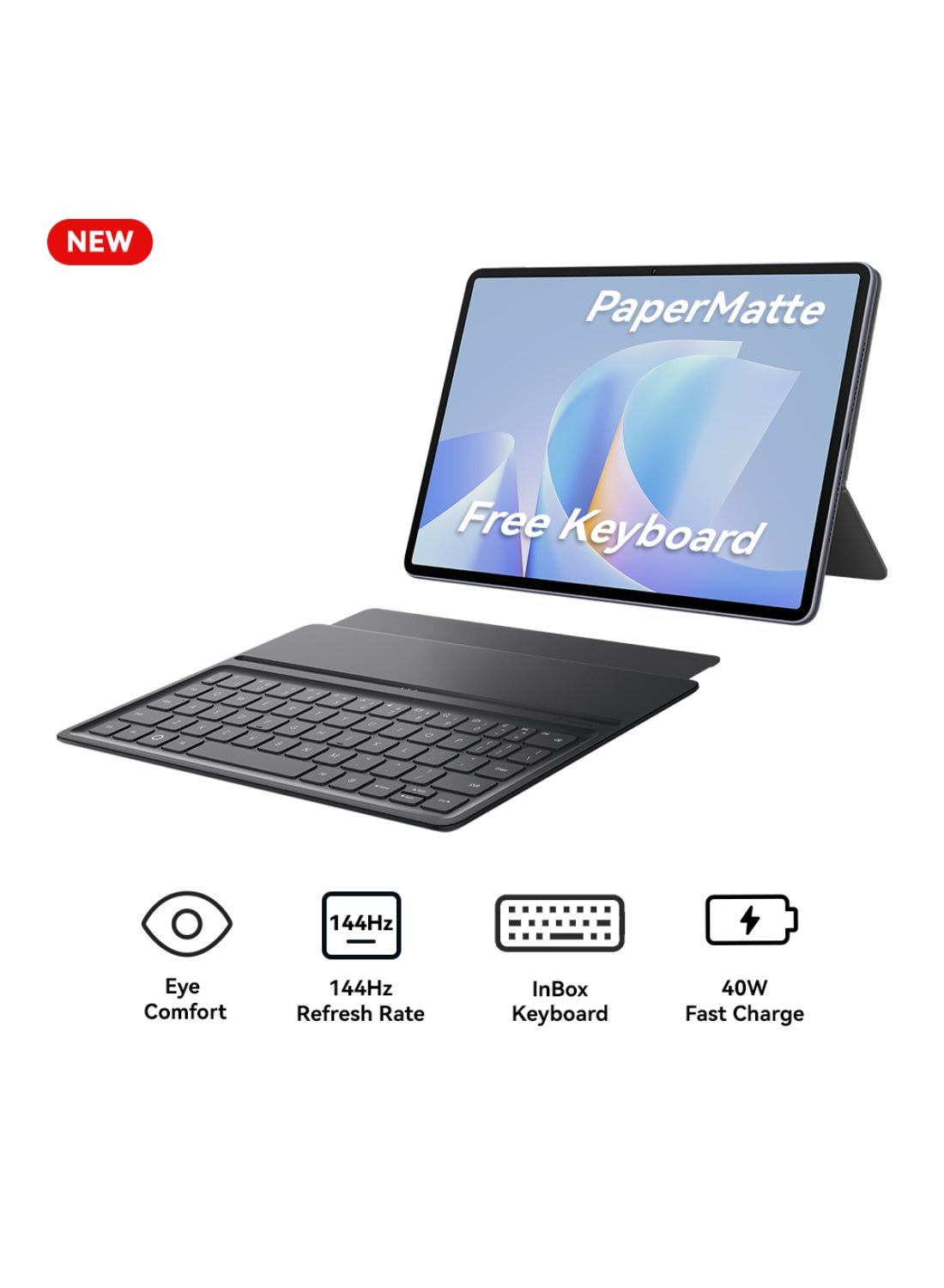 تابلت MatePad 11.5 S 2026 بلون رمادي فضائي 12GB 256GB مع لوحه مفاتيح قابله للفصل - النسخه الشرق اوسطيه