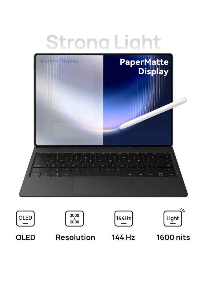 هواوي ميت باد برو ماكس 13.2 بوصه اصدار PaperMatte واي فاي 12GB+256GB رمادي فضائي مع لوحه مفاتيح + قلم M مجاني - اصدار الشرق الاوسط