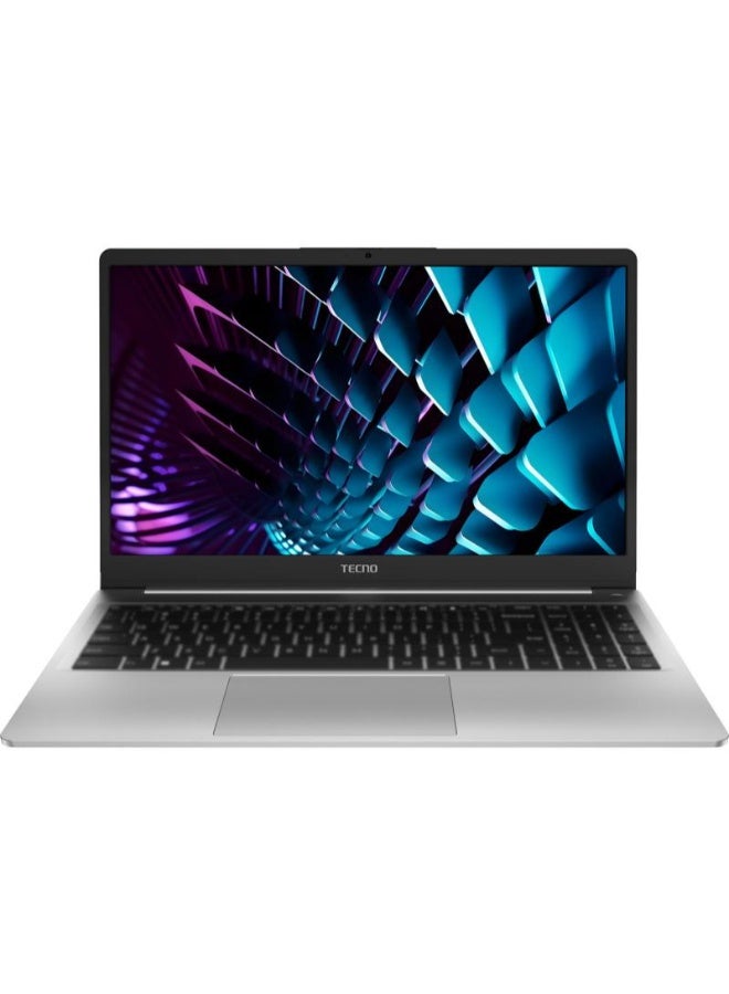 MEGABOOK K15S Laptop With 15.6INch Full HD (1920x1080) Display, Intel Core i5-13420H Processor/16GB RAM DDR5/512GB SSD/Windows 11 Home/ English/Arabic Moonshine Silver English/Arabic Moonshine Silver