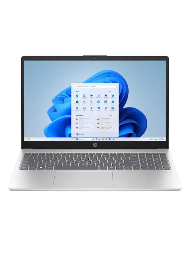 لابتوب اومني بوك بشاشه 15.6 بوصه بدقه Full HD (1920x1080)، مع معالج AMD Ryzen AI 5 330/ذاكره RAM سعه 8GB DDR5/قرص SSD سعه 512GB/رسومات AMD Radeon 820M/نظام ويندوز 11 هوم