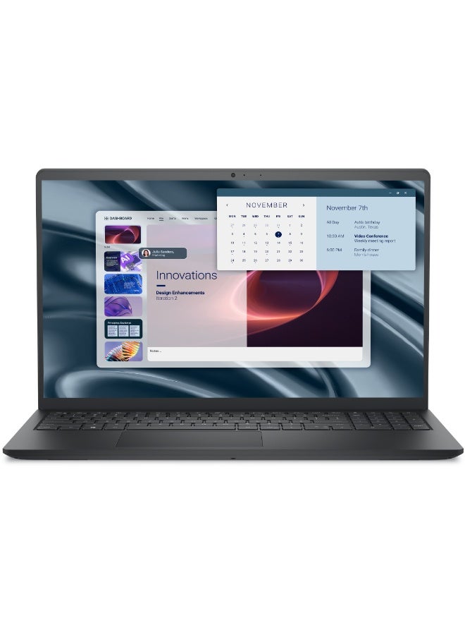 لابتوب Pro 15 Essential (اصدار مطور) بشاشه 15.6 بوصه عاليه الدقه بالكامل (1920×1080)، معالج AMD Ryzen 5 7520U، ذاكره وصول عشوائي 8 جيجابايت DDR5، قرص صلب SSD سعه 512 جيجابايت، نظام تشغيل Windows 11، يدعم اللغتين الانجليزيه والعربيه، اللون اسود الانجليزيه/العربيه اسود