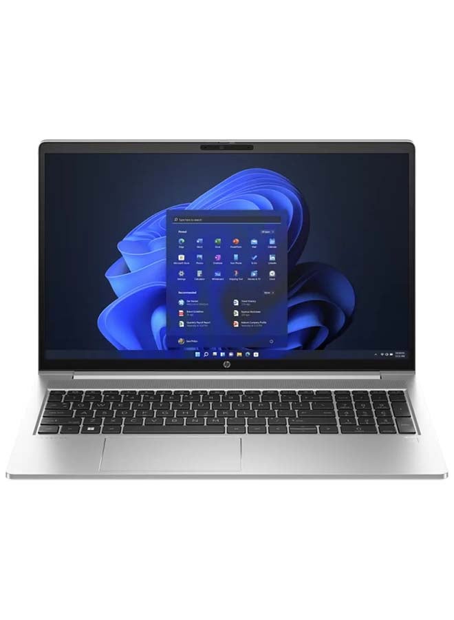 كمبيوتر محمول ProBook 450 G10 (85D06EA#BH5) بشاشه مقاس 15.6 بوصه ومعالج Core-i7-1355U وذاكره وصول عشوائي سعه 16 جيجابايت ومحرك اقراص SSD سعه 512 جيجابايت ونظام تشغيل Windows 11 Pro ورسومات Intel UHD