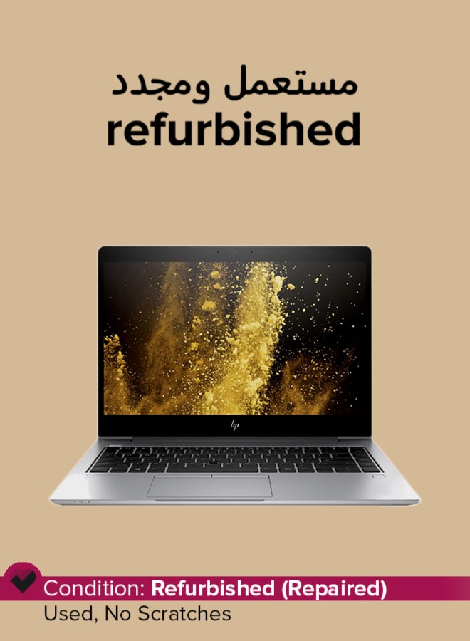 مجدد - الكت بوك 840 G6 مع شاشه 14 بوصه بدقه Full HD، معالج انتل كور i5/الجيل الثامن/ذاكره وصول عشوائي 8 جيجابايت/قرص SSD بسعه 256 جيجابايت/رسومات انتل UHD/ويندوز 10 برو