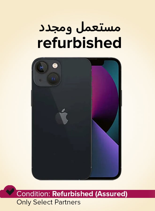 Refurbished - iPhone 13 128GB Midnight 5G With Facetime - Physical Dual SIM Version
