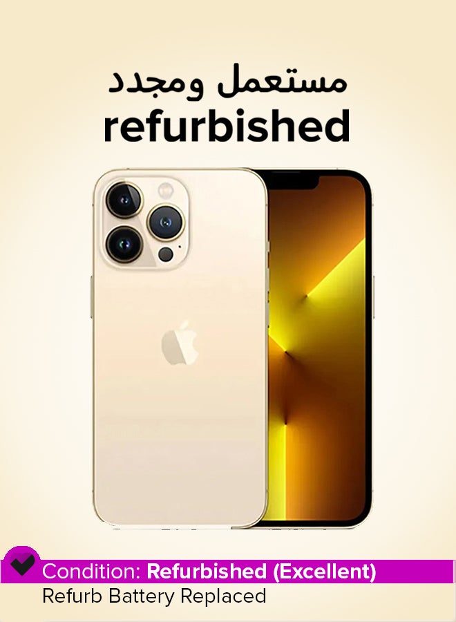 Refurbished - iPhone 13 Pro Max 256GB Gold 5G With Facetime - International Version
