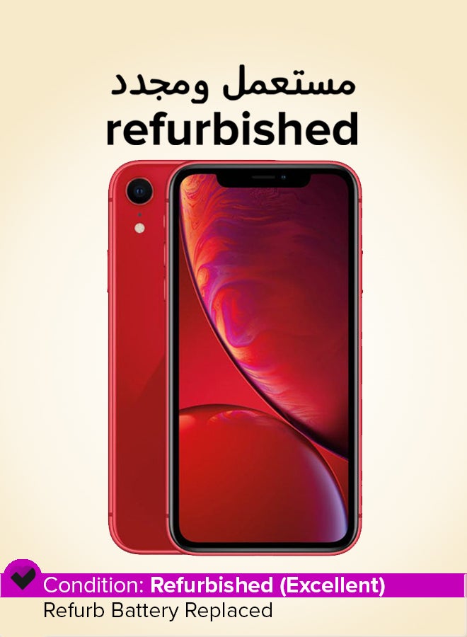 Refurbished - iPhone XR 128GB Red 4G With Facetime - International Version