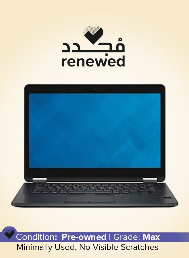 جهاز لابتوب مجدد - 7470 بشاشه 14 بوصه، i7 الجيل السادس، 8 جيجابايت رام DDR5/256 جيجابايت SSD/ ويندوز 11 برو
