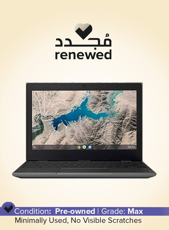 تم تجديده - كمبيوتر محمول Chromebook 100e(2019) بشاشه مقاس 11.6 بوصه ومعالج MediaTek MTK 8173C/ذاكره وصول عشوائي سعه 4 جيجابايت/ذاكره EMMC سعه 32 جيجابايت