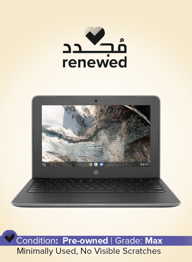 مجدد - لابتوب كروم بوك 11 G7 EE بشاشه HD مقاس 11.6 بوصه، معالج سيليرون - الجيل الرابع/4 جيجابايت RAM/16 جيجابايت SSD/نظام تشغيل كروم