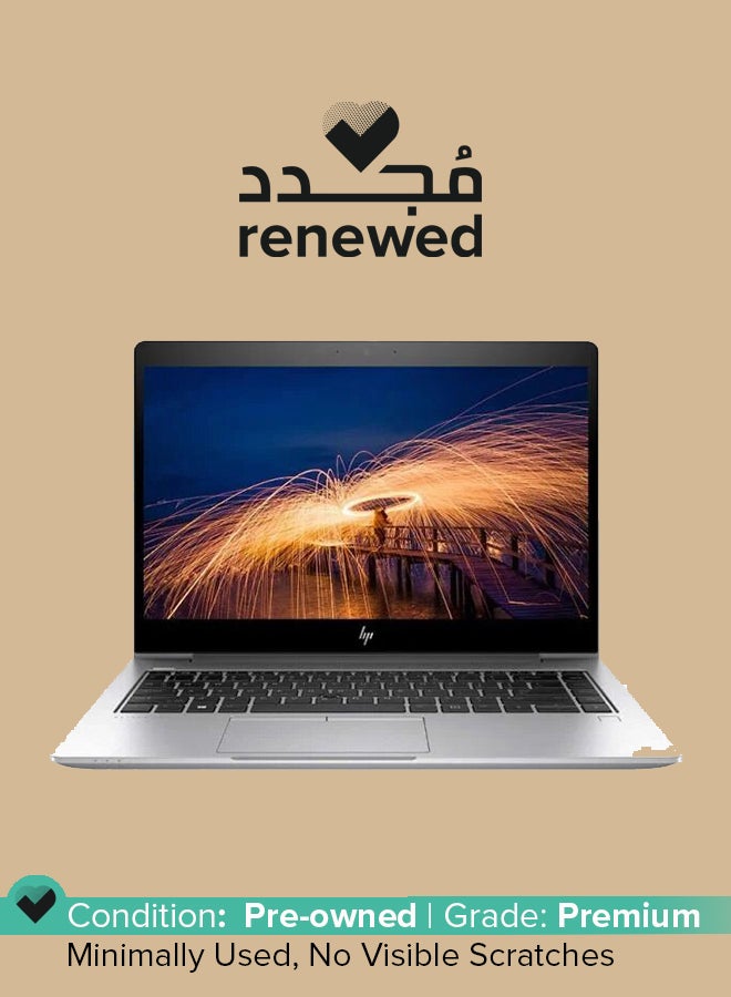 مجدد - لابتوب ايليت بوك 840 G6 بشاشه مقاس 14 بوصه/ معالج انتل كور i5/ الجيل الثامن/ ذاكره رام سعه 16 جيجابايت/ محرك اقراص SSD سعه 512 جيجابايت/ بطاقه رسومات انتل 620 بدقه فائقه الوضوح/ اصدار 2018 فضي