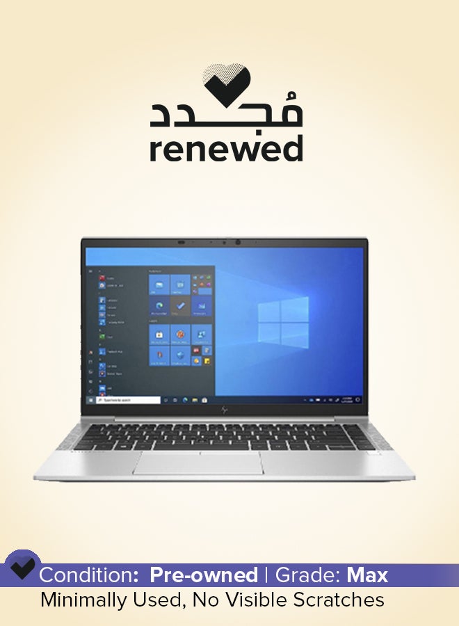 تم تجديده - كمبيوتر محمول EliteBook 840 G8 بشاشه 14 بوصه، معالج Intel Core i5-1145G7/ذاكره وصول عشوائي 8 جيجابايت/محرك اقراص SSD سعه 256 جيجابايت/نظام التشغيل Windows 10