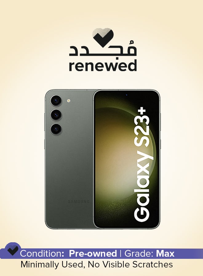 مجدد - جالاكسي S23 بلس 5G ثنائي الشريحه اخضر 8 جيجابايت رام 256 جيجابايت - النسخه الدوليه