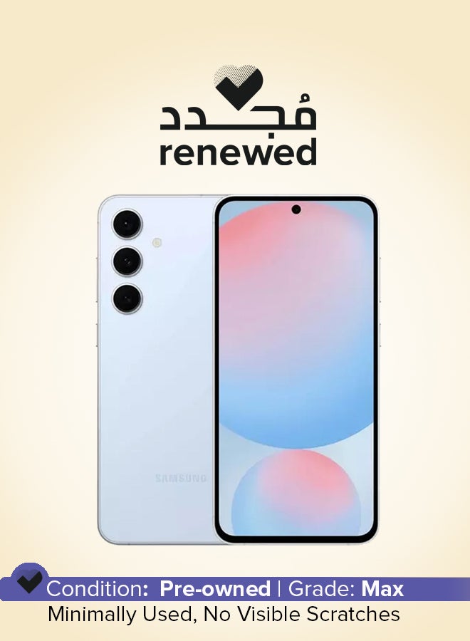 مجدد - جالاكسي S24 FE ثنائي الشريحه ازرق 8 جيجابايت رام 128 جيجابايت 5G - النسخه الدوليه