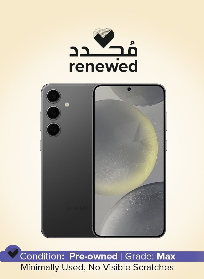 مجدد - جالاكسي S24 بلس اسود اونيكس 12 جيجابايت رام 256 جيجابايت 5G - النسخه الدوليه