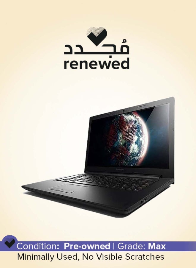 Renewed - IdeaPad S410P Laptop With 14-Inch Full HD Display,Intel Core i5-4200U Processor/Dual Core/4th Gen/4GB RAM/500GB SSD/Intel HD Graphics 4400 Graphics/Windows 10 Pro English black