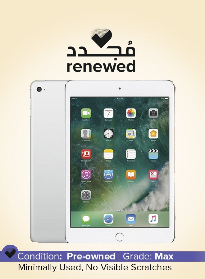 Renewed - iPad Mini 4 (2018) 7.9-Inch RAM 32GB Wi-Fi Silver
