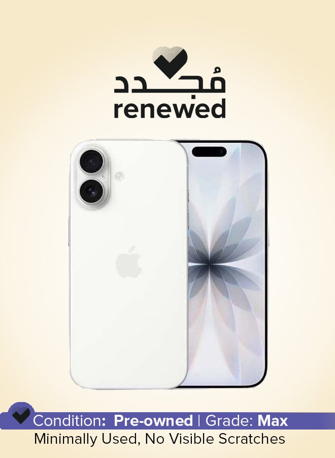 Renewed - iPhone 17 256GB White 5G (eSim only) With FaceTime - International Version